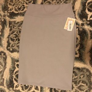Lularoe Cassie Skirt M Gray